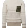 Buffalo David Bitton Walima Beige Men’s Sweater - BM24058