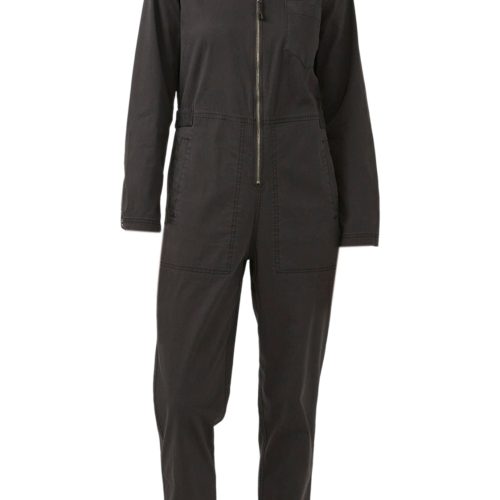 Buffalo David Bitton Yuna Grey Women's Long Sleeve Utility Jumpsuit - WB0003F  