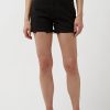 Buffalo David Bitton Super High Rise Joanna Frayed Shorts - BL15913 Color BLACK