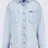 Buffalo David Bitton Sydney Women's Shirt Jacket in Vintage blue - BL15947 Color