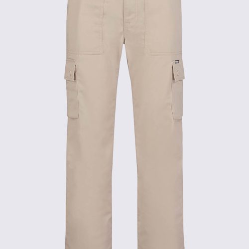 Buffalo David Bitton High Rise Jane Women's Loose Straight Pants in Beige - BL15975 Color SAFARI