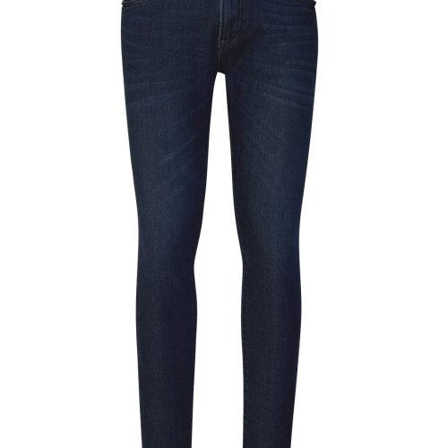 Skinny Max Men's Jeans in Sanded and Faded Dark Blue - BM22589