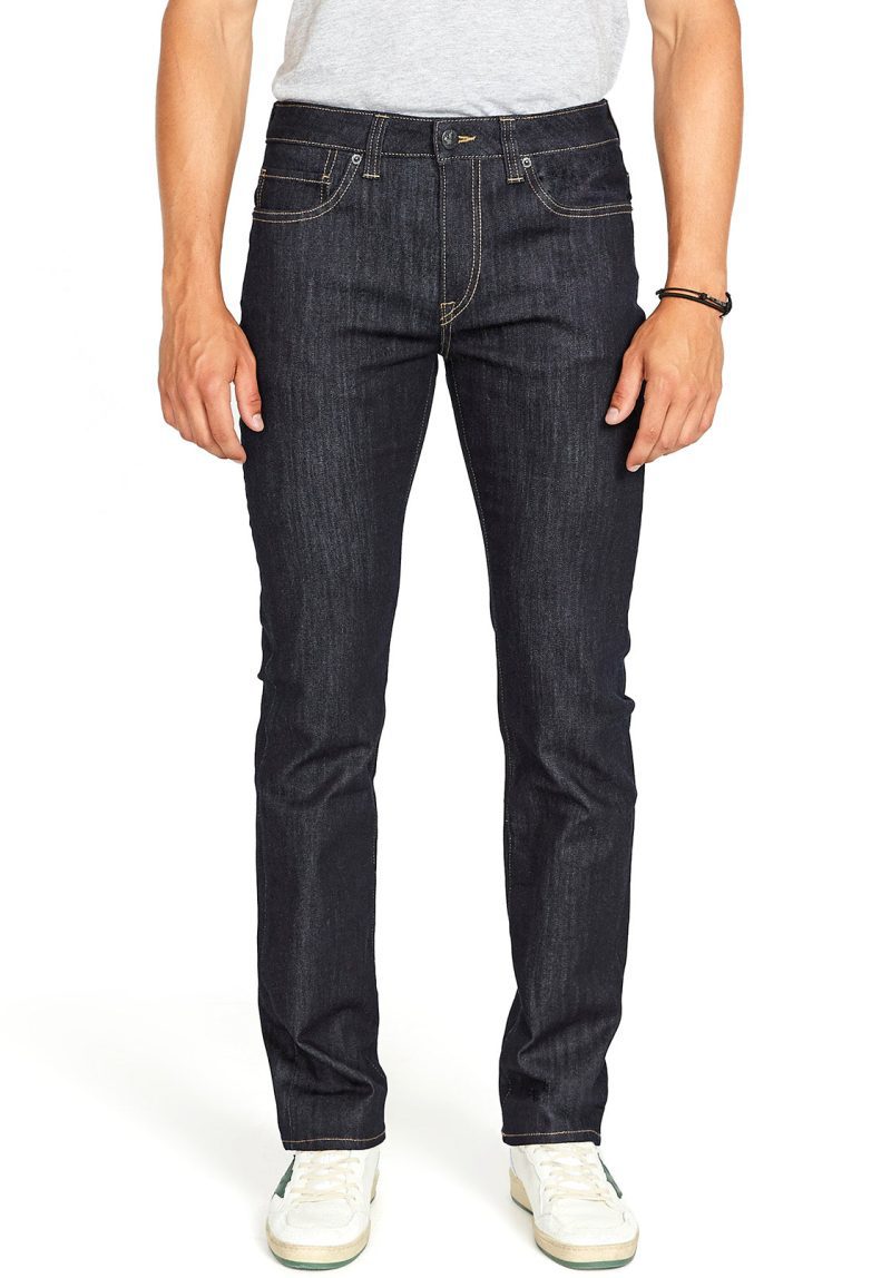 Buffalo David Bitton Straight Six Rinsed Indigo Jeans - BM22630 Color INDIGO