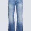 Buffalo David Bitton Straight Six Men's Freedom Flex Jeans, Crinkled blue - BM22996