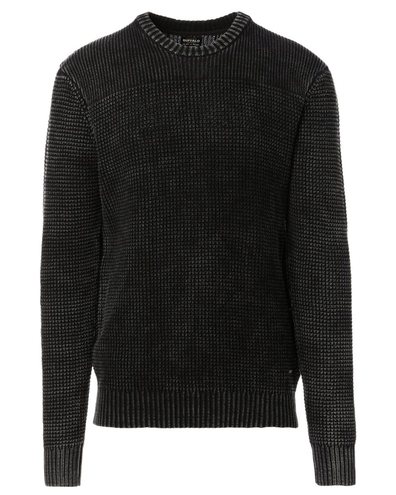 Buffalo David Bitton Textured Knit Washy Sweater - BM23793