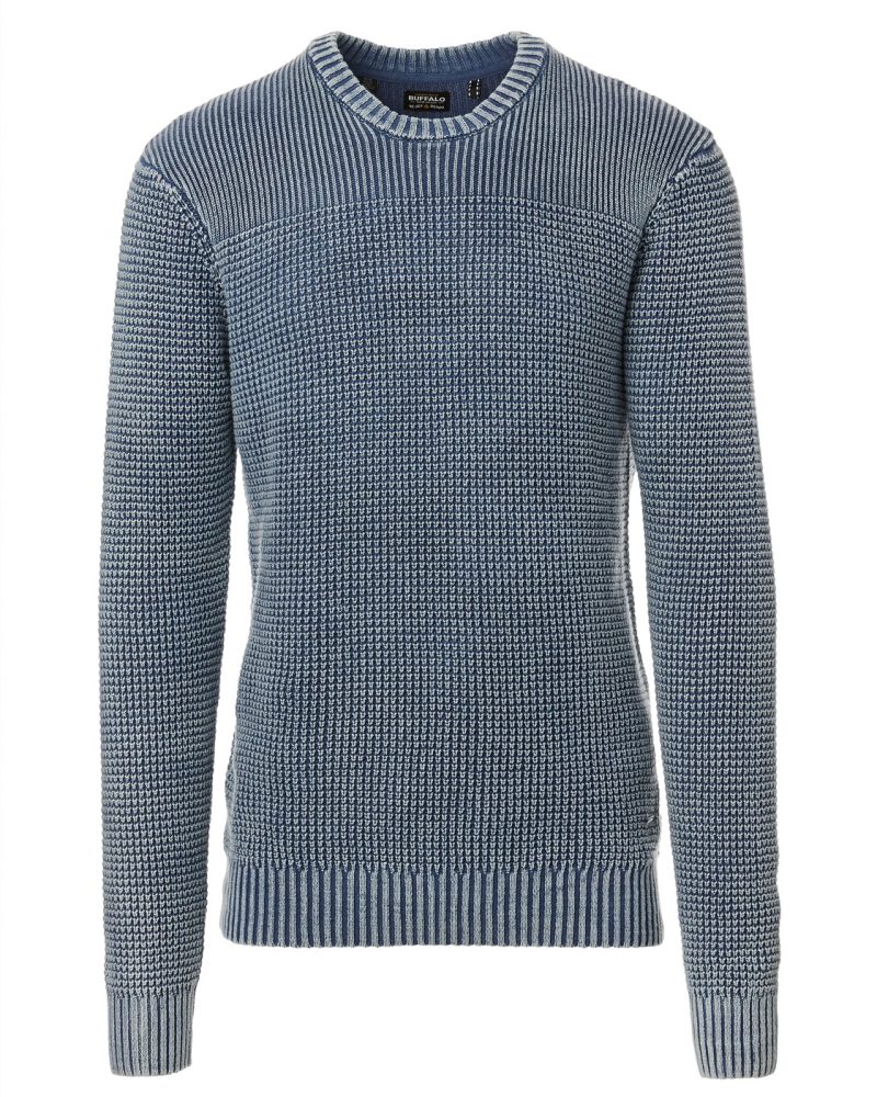 Buffalo David Bitton Textured Knit Washy Sweater - BM23793