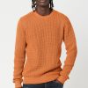 Buffalo David Bitton Textured Knit Washy Sweater - BM23793 Color REDWOOD