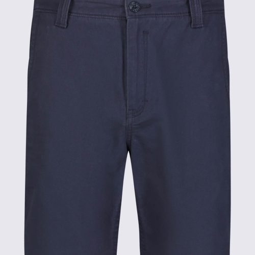 Buffalo David Bitton Hadrian Men's Flat Front Shorts in Midnight Blue - BM24266 Color MIDNIGHT BLUE