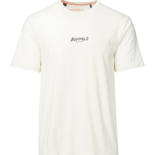 Buffalo David Bitton Tumuch Men's Short Sleeve Graphic T-shirt, White - BM24332 Color