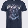 Buffalo David Bitton Tizoc Men's Short Sleeve Graphic T-shirt, Black - BM24410 Color