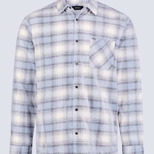 Buffalo David Bitton Satro Men's Plaid Button-Up Shirt, Blue - BM24498