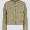 Buffalo David Bitton Annalee Women's Quilted Cropped Jacket, Olive green - JK0025H