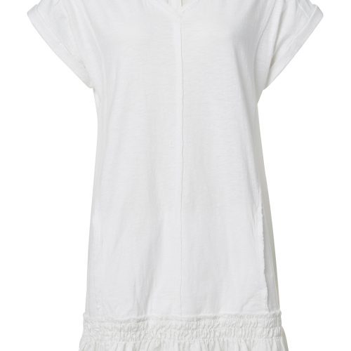 Buffalo David Bitton Halee Ruffle Pocket Dress - KD0715P Color WHITE