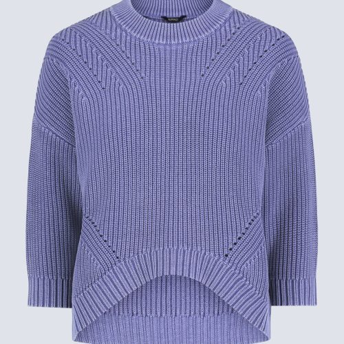 Buffalo David Bitton Kassanda Women's 3/4 Sleeve Knit Sweater, Blue - SW0100H